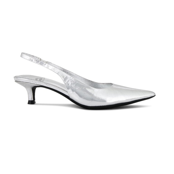 Persona Slingback Heel in Silver - Picture 4 of 5